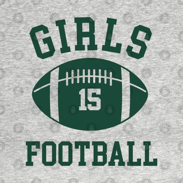 Rachel Girls Football T-shirt by fandemonium